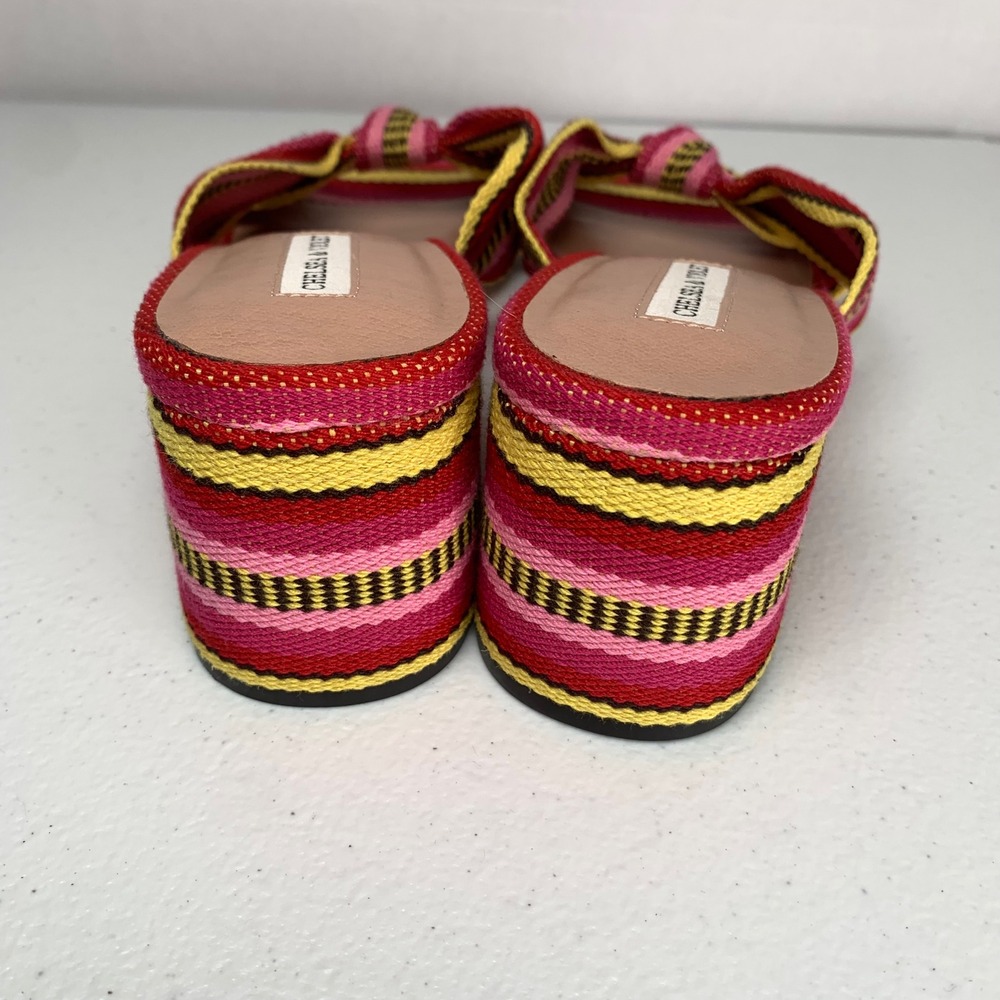 Chelsea & Violet Gia Knot Slip On Mules Size 10 - Picture 4 of 9